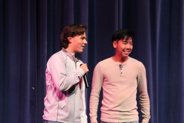 Event MC's Grant Wills and Blake Yuyama told many puns and jokes between acts.